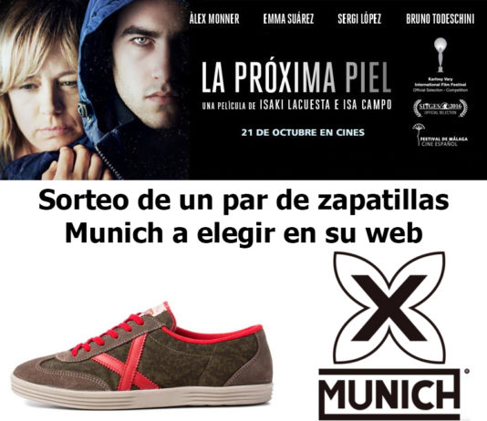 CONCURSO – Sorteo de un par de zapatillas MUNICH con ‘La próxima piel’