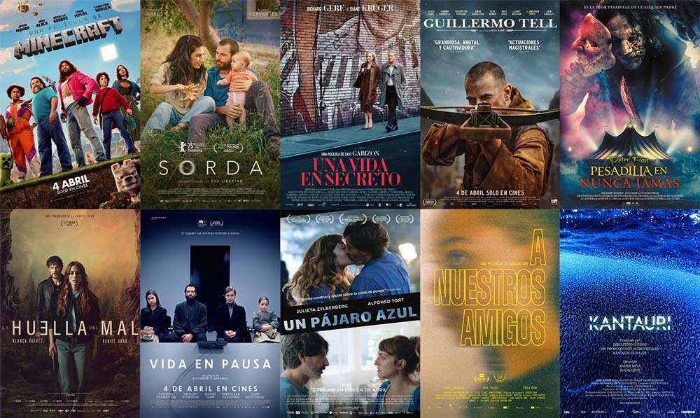 Estrenos del 4 de abril de 2025