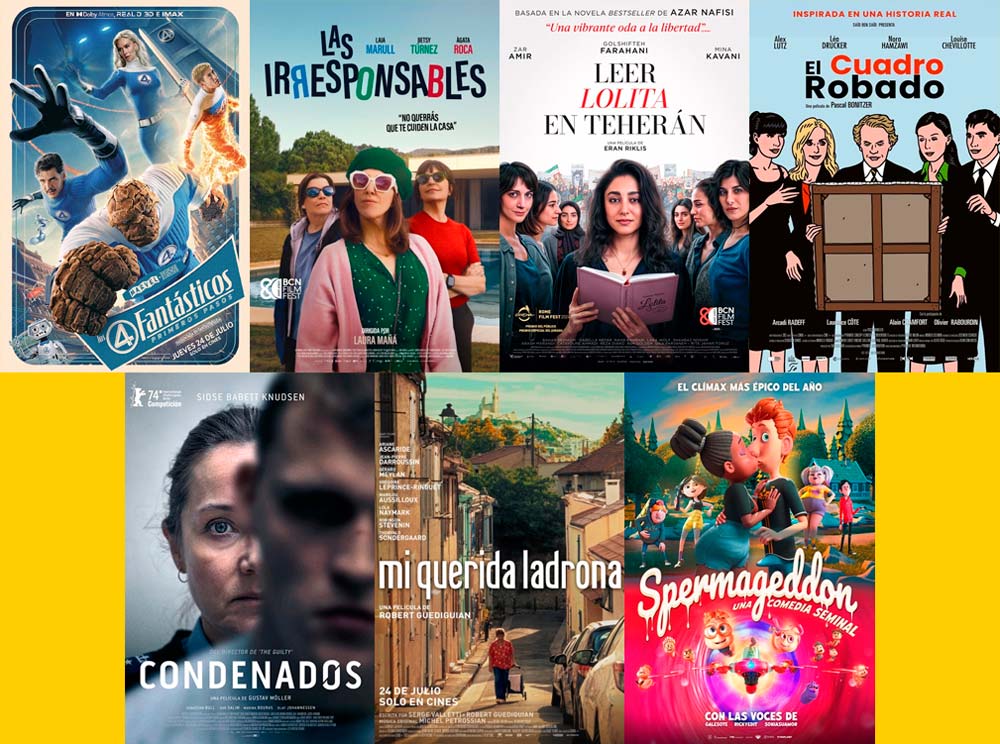 Estrenos del 25 de julio de 2025