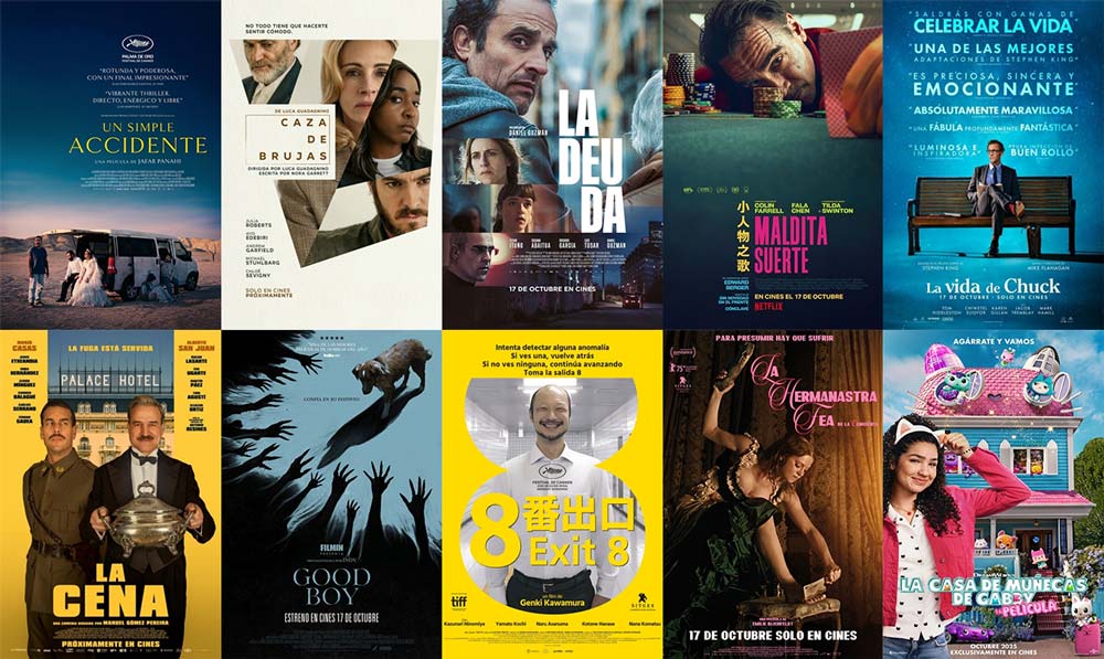 Estrenos del 17 de octubre de 2025