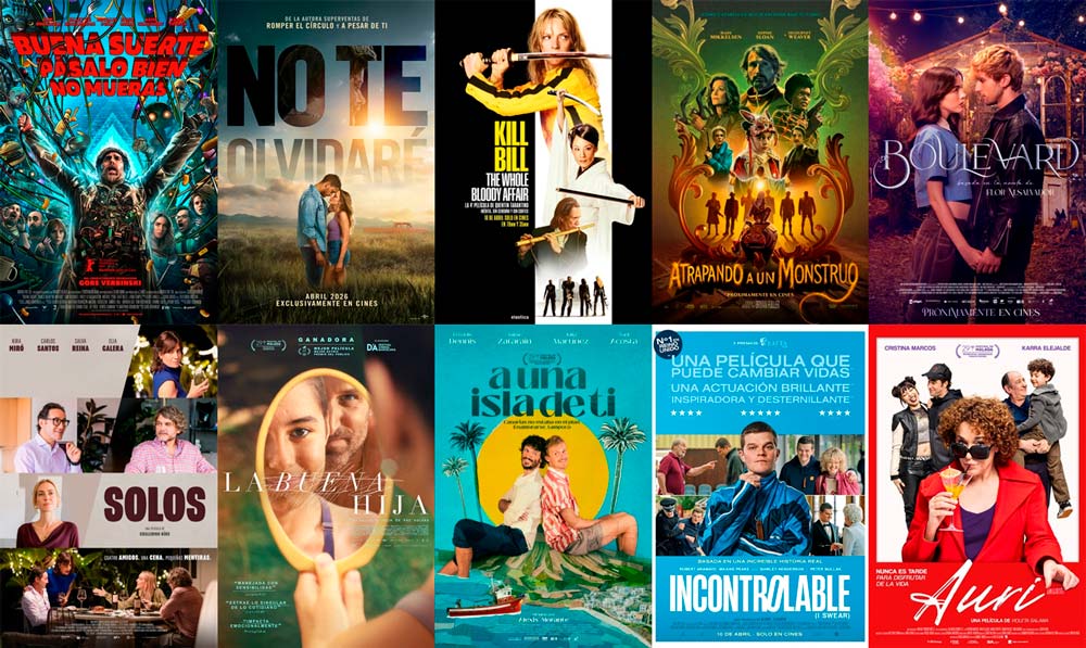 Estrenos del 10 de abril de 2026