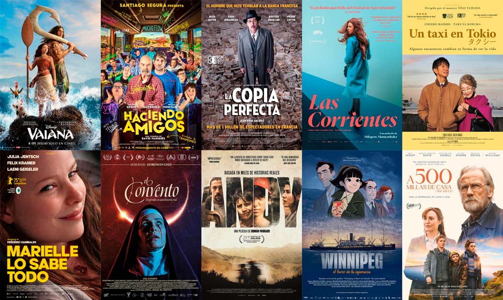 Estrenos del 10 de julio de 2026