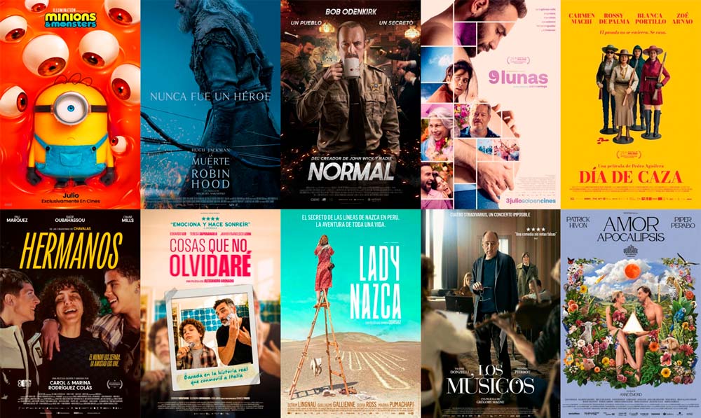 Estrenos del 3 de julio de 2026