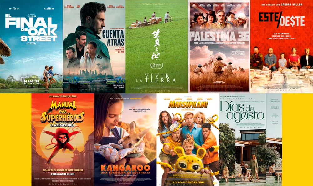 Estrenos del 14 de agosto de 2026