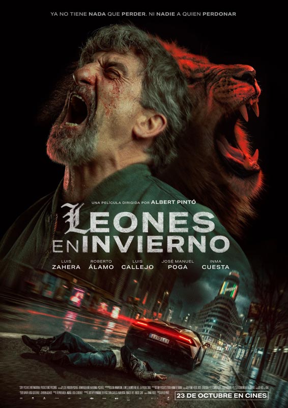 Leones en invierno